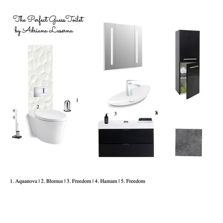 The perfect WC Interior Design Mood Board by Adrianatabet on Style Sourcebook