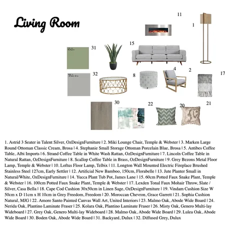 Living Room Mood Board Interior Design Mood Board by Cristinella on Style Sourcebook