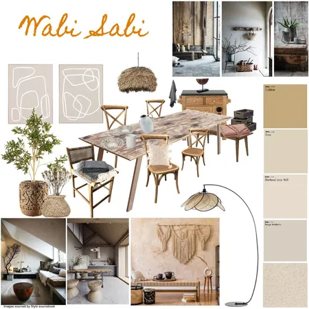 Dining area - Wabi Sabi style Interior Design Mood Board by Stella Silva on Style Sourcebook
