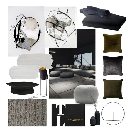 Jane and John Doe Media Room Interior Design Mood Board by taralealemmon on Style Sourcebook