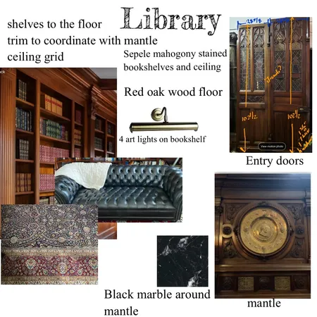 Adams Library Interior Design Mood Board by KerriBrown on Style Sourcebook