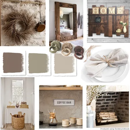 Rustic Interior Design Mood Board by Janteriors on Style Sourcebook