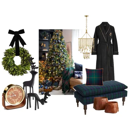 Christmas Interior Design Mood Board by isharyolasjones on Style Sourcebook