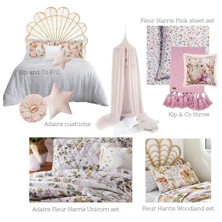 Nahla’s Bedding Option 1 Interior Design Mood Board by Little Design Studio on Style Sourcebook