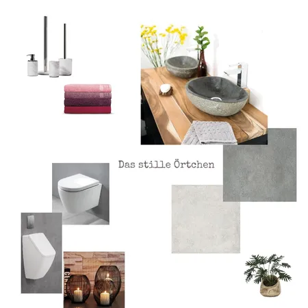 Toilette Interior Design Mood Board by Ansichtssachen on Style Sourcebook