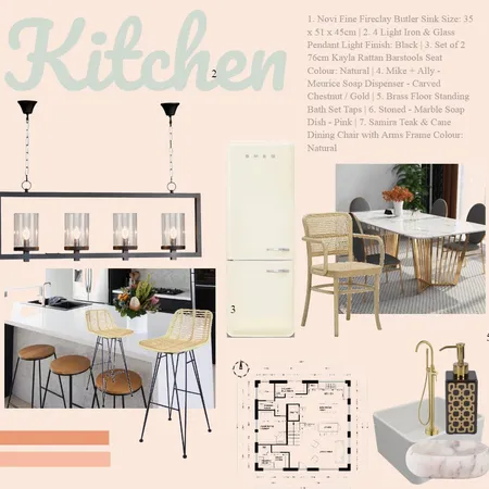 Dining / Kitchen Interior Design Mood Board by L O R A I N E on Style Sourcebook