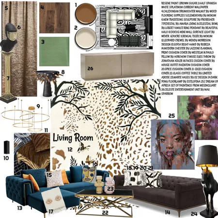 Living room Interior Design Mood Board by viktoria.m on Style Sourcebook