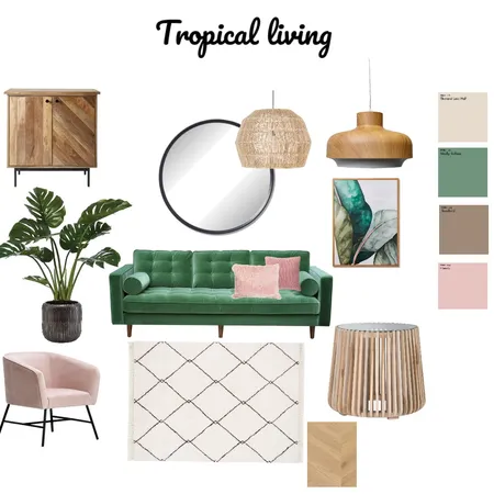 modern tropical Interior Design Mood Board by ruth kissos tyler on Style Sourcebook