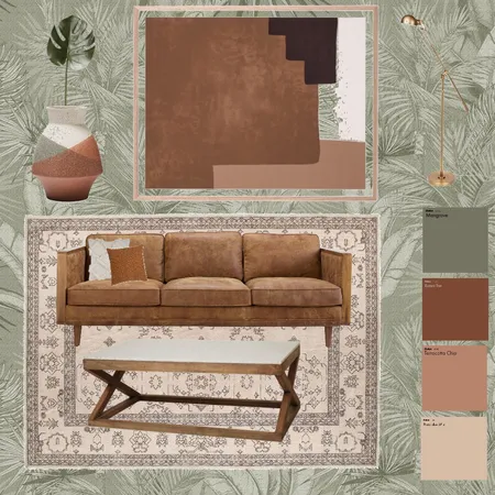 Retro Palms Interior Design Mood Board by Ellen Rose Interiors on Style Sourcebook