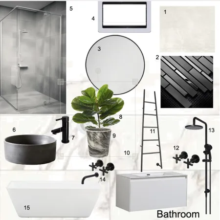 Bathroom Interior Design Mood Board by Zaileen on Style Sourcebook