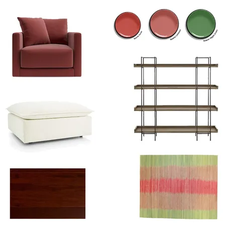 Red & Green Colour Scheme Interior Design Mood Board by G3ishadesign on Style Sourcebook