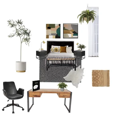 Kiera- guest room 1 with desk project Interior Design Mood Board by Kiera on Style Sourcebook