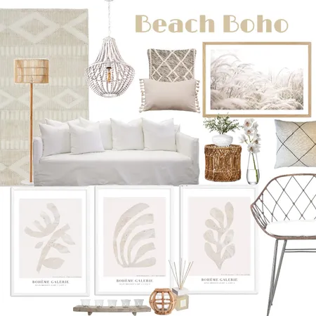 Beach Boho Interior Design Mood Board by Courtenee Camilleri on Style Sourcebook