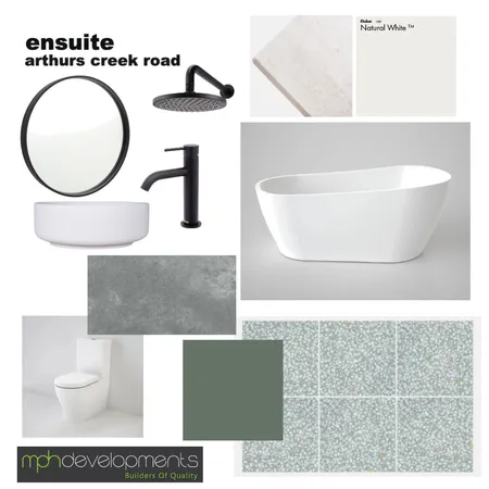 Hurstbridge_Ensuite Interior Design Mood Board by Huug on Style Sourcebook