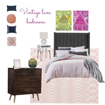 Vintage luxe bedroom Interior Design Mood Board by Megan.webb@me.com on Style Sourcebook