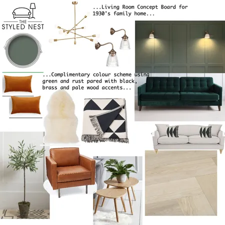 Claire Living Room V1 Interior Design Mood Board by Jillyh on Style Sourcebook