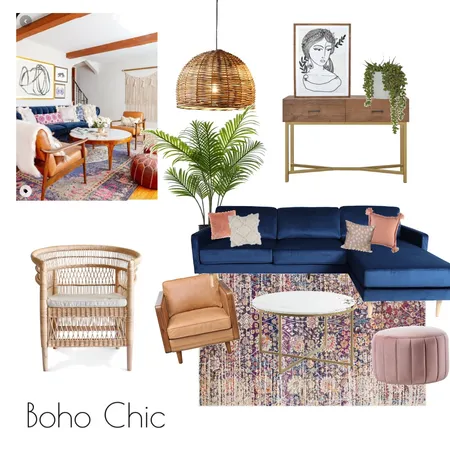 Boho Chic Interior Design Mood Board by Ecblondey7 on Style Sourcebook