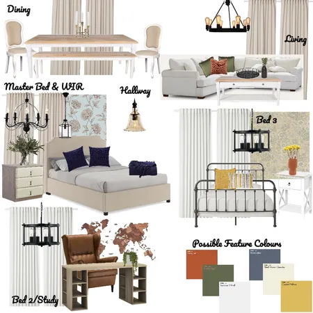 Whole house furniture Interior Design Mood Board by jvyshenkova@gmail.com on Style Sourcebook