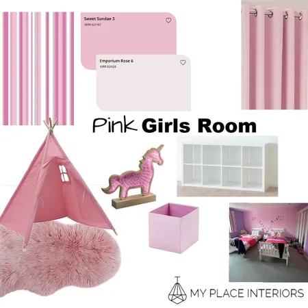 Girls room Interior Design Mood Board by LucyMcCann on Style Sourcebook