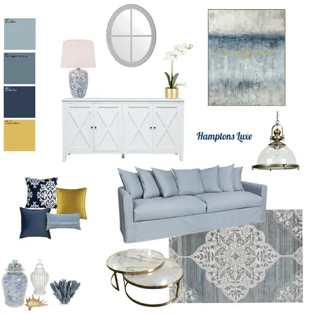 Hamptons Luxe 7 Interior Design Mood Board by Melissa Schmidt on Style Sourcebook