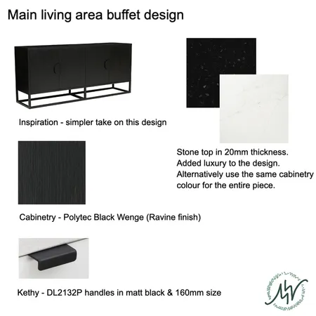 Whitney Buffet Design Interior Design Mood Board by Melissa Welsh on Style Sourcebook