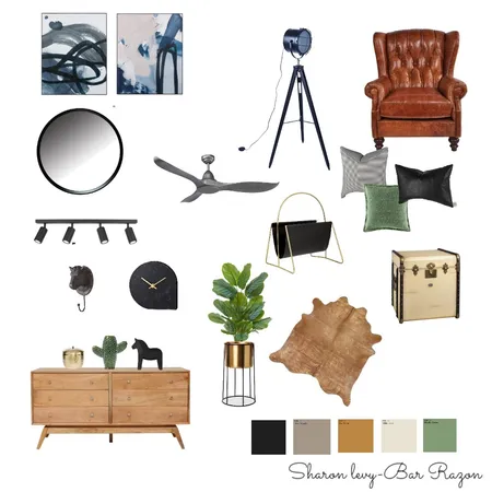 Urbanic livingroom Interior Design Mood Board by SHARON  LEVY BAR RAZON on Style Sourcebook