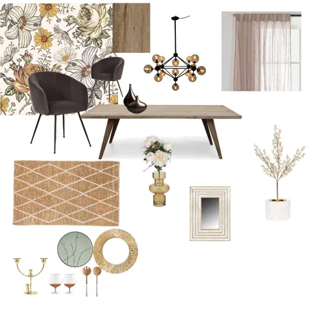 3غرفة طعام Interior Design Mood Board by Nouf on Style Sourcebook