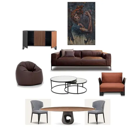 Black fighter v1 Interior Design Mood Board by IvKoM on Style Sourcebook