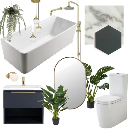 JS Bathroom Interior Design Mood Board by courtneea on Style Sourcebook