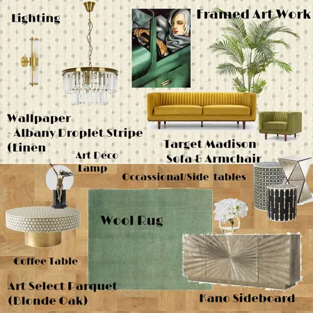 Sample Board Interior Design Mood Board by maximalistnz on Style Sourcebook