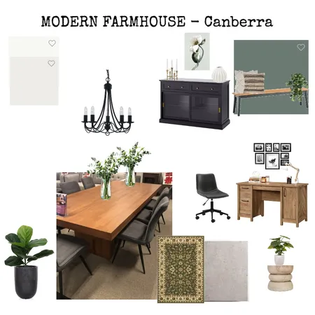 Modern Farmhouse Interior Design Mood Board by Organised Design by Carla on Style Sourcebook