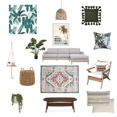 בוהו שיק Interior Design Mood Board by tzafnat on Style Sourcebook