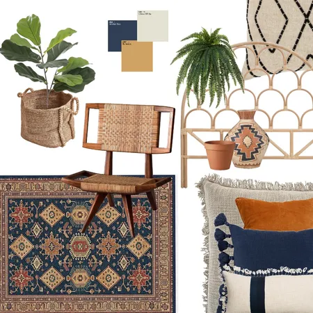Boho Interior Design Mood Board by ifatstyler on Style Sourcebook