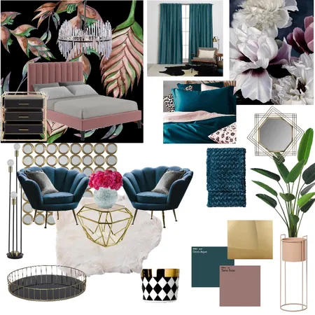 Hollywood regency Interior Design Mood Board by Pooja on Style Sourcebook