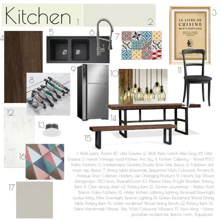 Client - Searlait Mc Cann Kitchen Interior Design Mood Board by Rion Breslin on Style Sourcebook