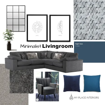 Minimalist Livingoom Interior Design Mood Board by LucyMcCann on Style Sourcebook