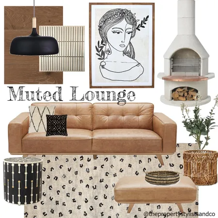 Muted Lounge Interior Design Mood Board by The Property Stylists & Co on Style Sourcebook