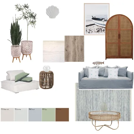 Coastal- beach vibes Interior Design Mood Board by angelagolosinskaya on Style Sourcebook