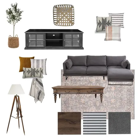 Modern Country Living Room Interior Design Mood Board by Tayte Ashley on Style Sourcebook