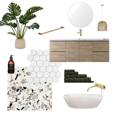 Main Bathroom Interior Design Mood Board by humblehomeinthehills on Style Sourcebook