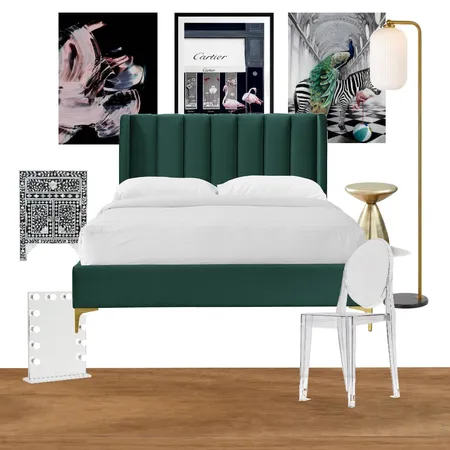 bed Interior Design Mood Board by synthetic on Style Sourcebook