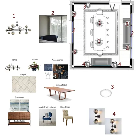 Mood board H.W.6 Interior Design Mood Board by Amani Alamri on Style Sourcebook