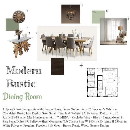 rustic dining Interior Design Mood Board by woodlandgypsy on Style Sourcebook