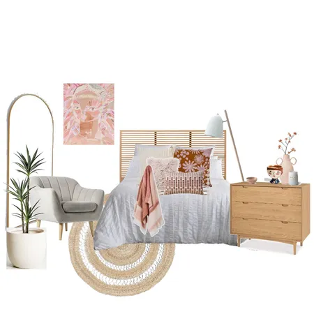 Simone Bedroom Interior Design Mood Board by Style and Leaf Co on Style Sourcebook