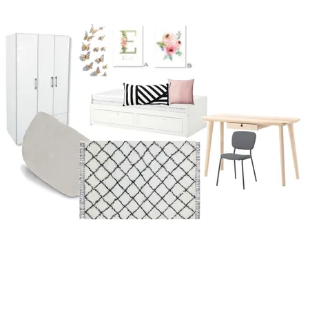 בחדר של אלה Interior Design Mood Board by oriya on Style Sourcebook