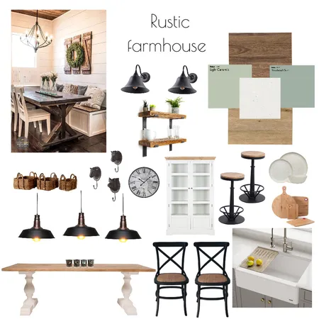 farmhouse Interior Design Mood Board by MfWestcoast on Style Sourcebook