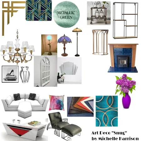 Art Deco Snug Interior Design Mood Board by SecretMagpie on Style Sourcebook