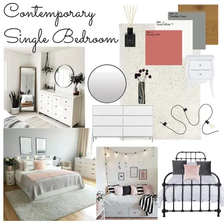 Contemporary Single Interior Design Mood Board by rachweaver21 on Style Sourcebook