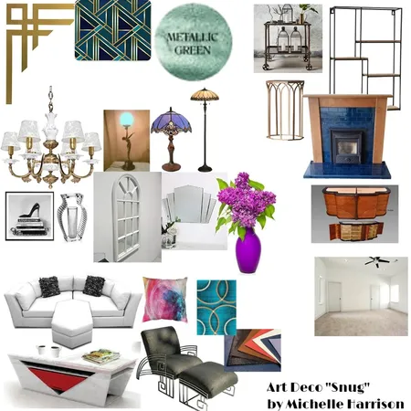 Art Deco Snug Interior Design Mood Board by SecretMagpie on Style Sourcebook