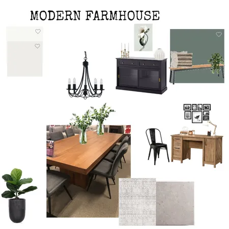 Modern Farmhouse Interior Design Mood Board by Organised Design by Carla on Style Sourcebook